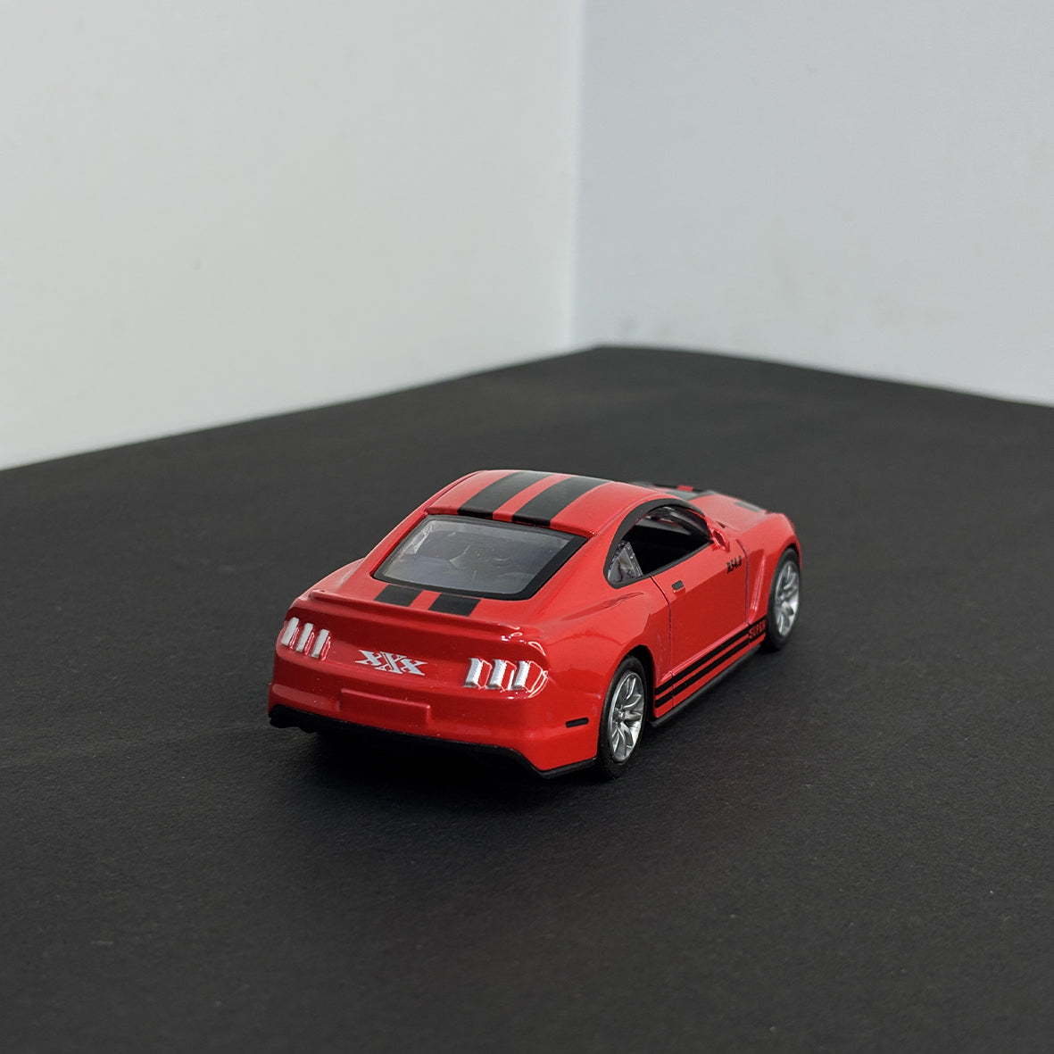 Mustang GT Red Die Cast Metal Body