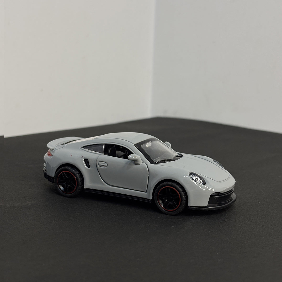 Porsche Grey Die Cast Metal Body 1:43