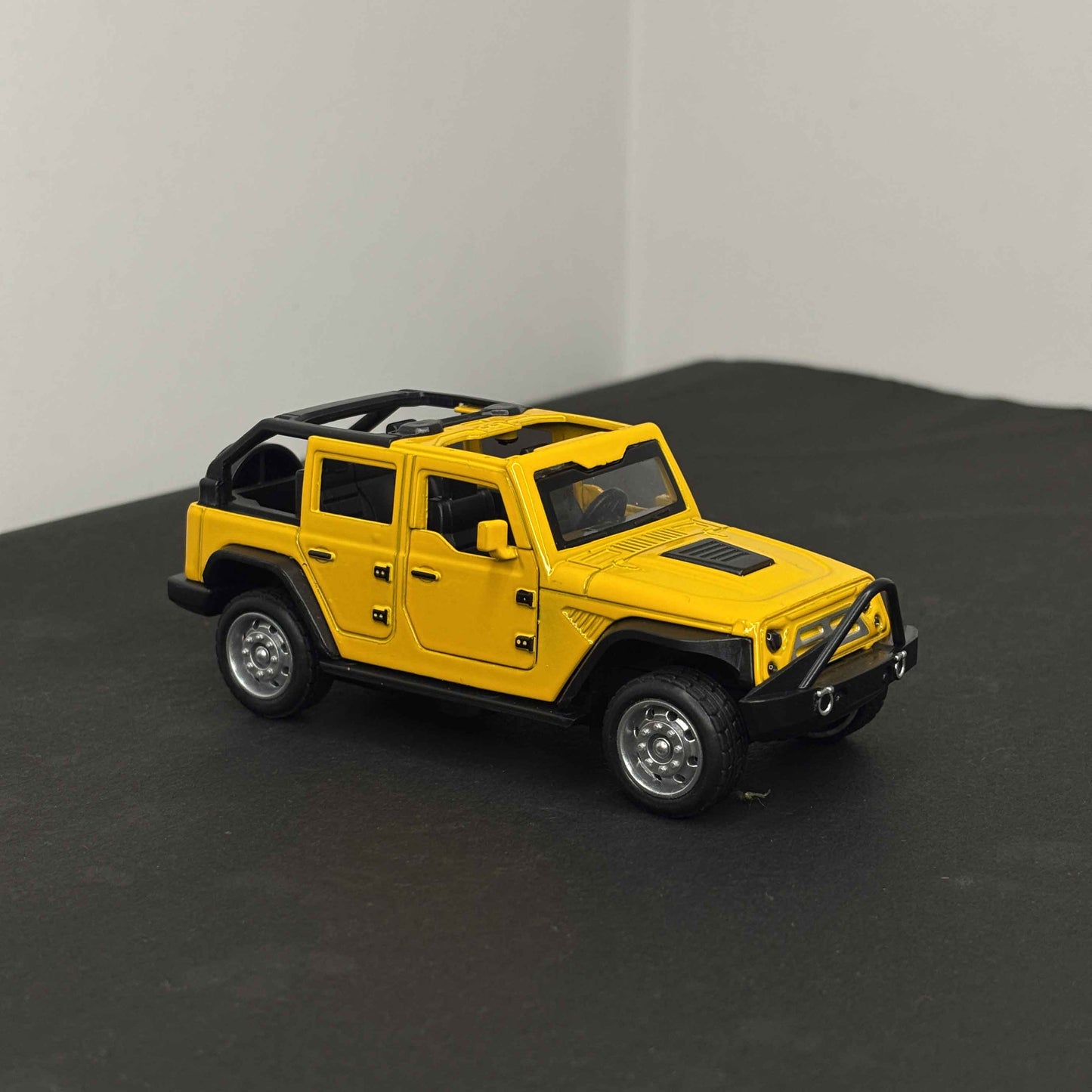 Jeep Yellow Metal Body Die Cast
