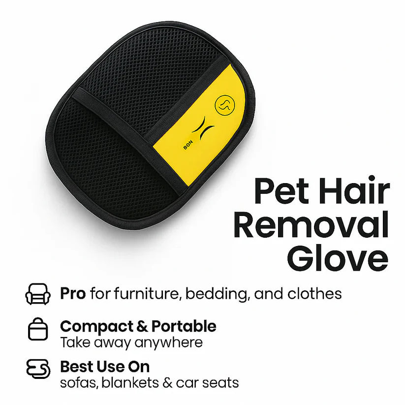Pet Hair Removal Glove – Portable & Easy Cleaning for Furniture, Car & Clothes