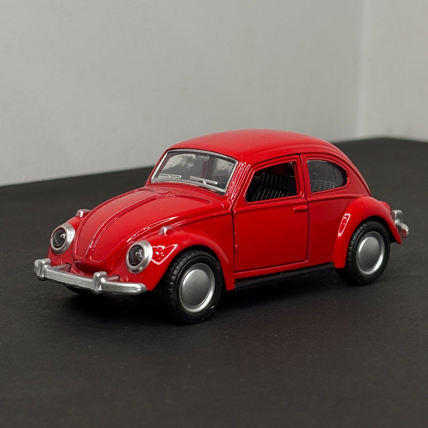 Volkswagen beetle Red Die Cast Metal Body