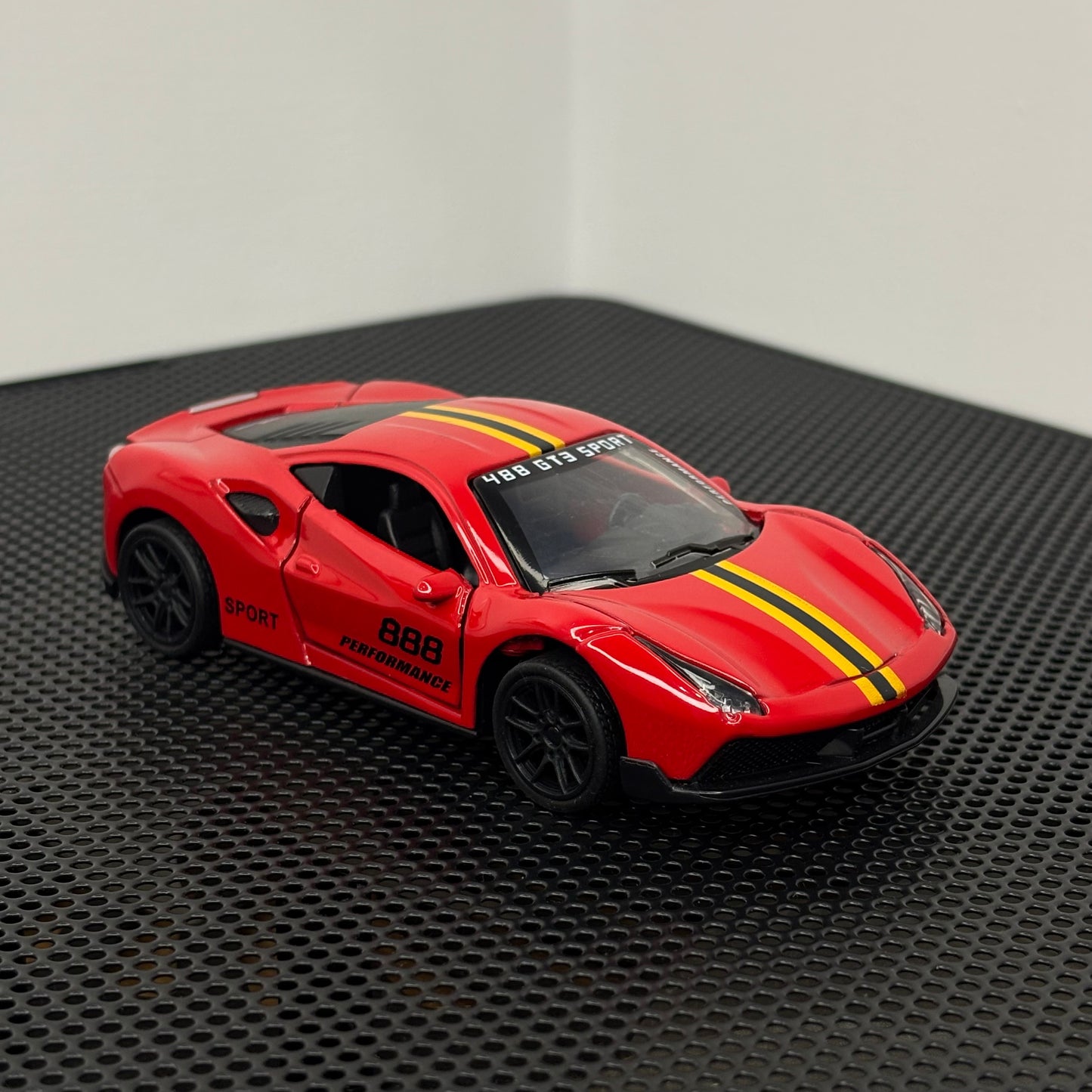 Ferrari Premium Red Graphic Metal Body 1:43