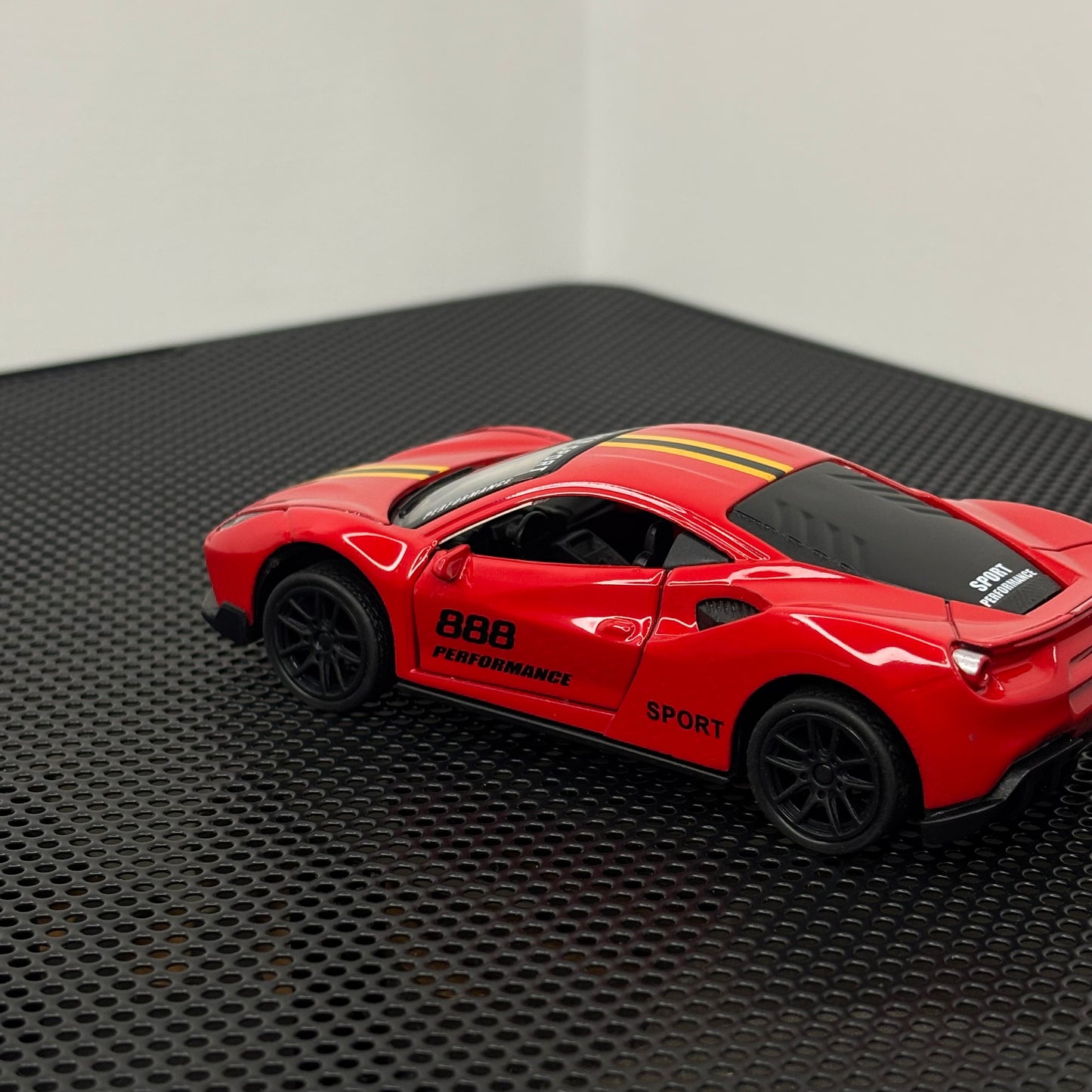 Ferrari Premium Red Graphic Metal Body 1:43