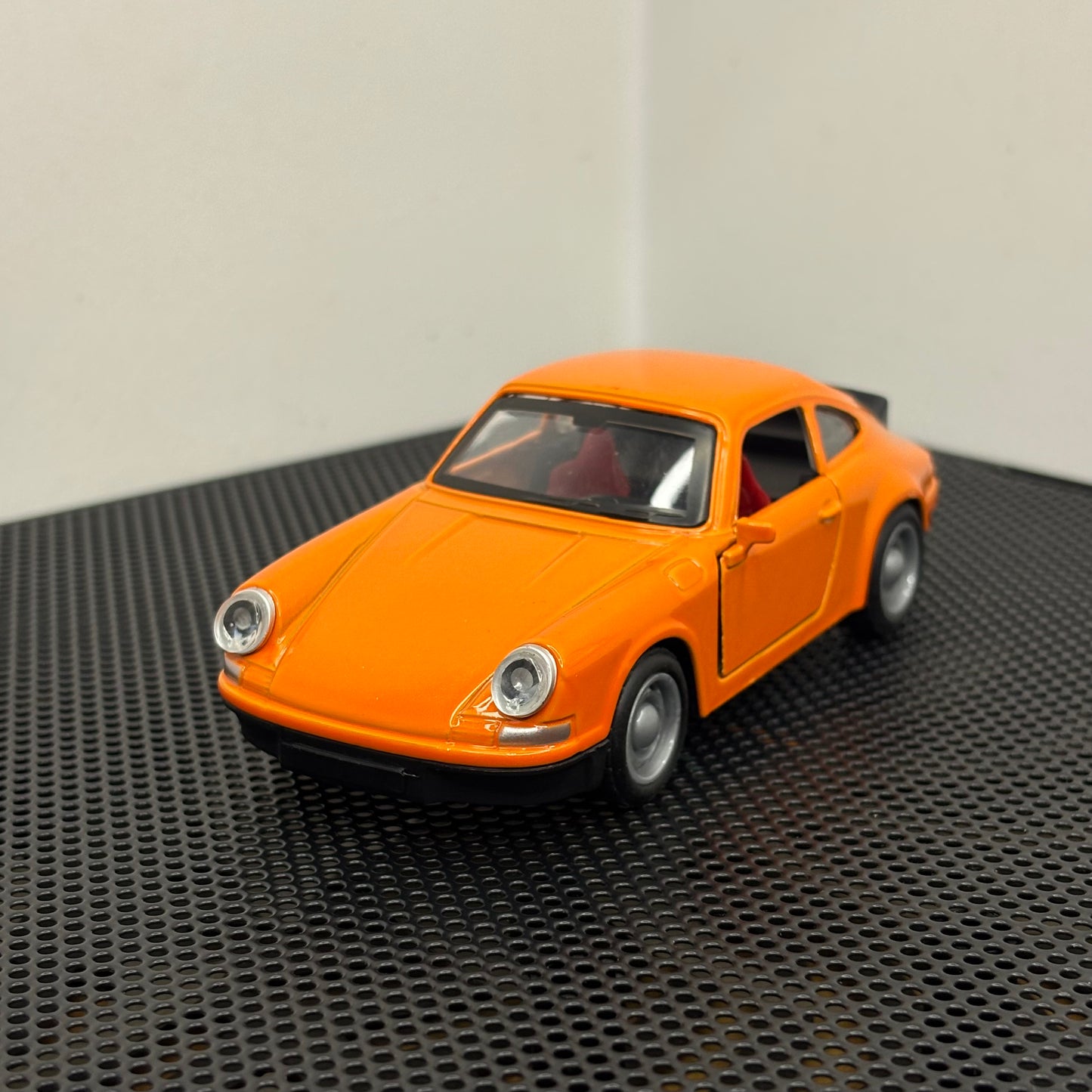 Porsche 911 3.2 Carrera Orange Die Cast Metal Car 1:36