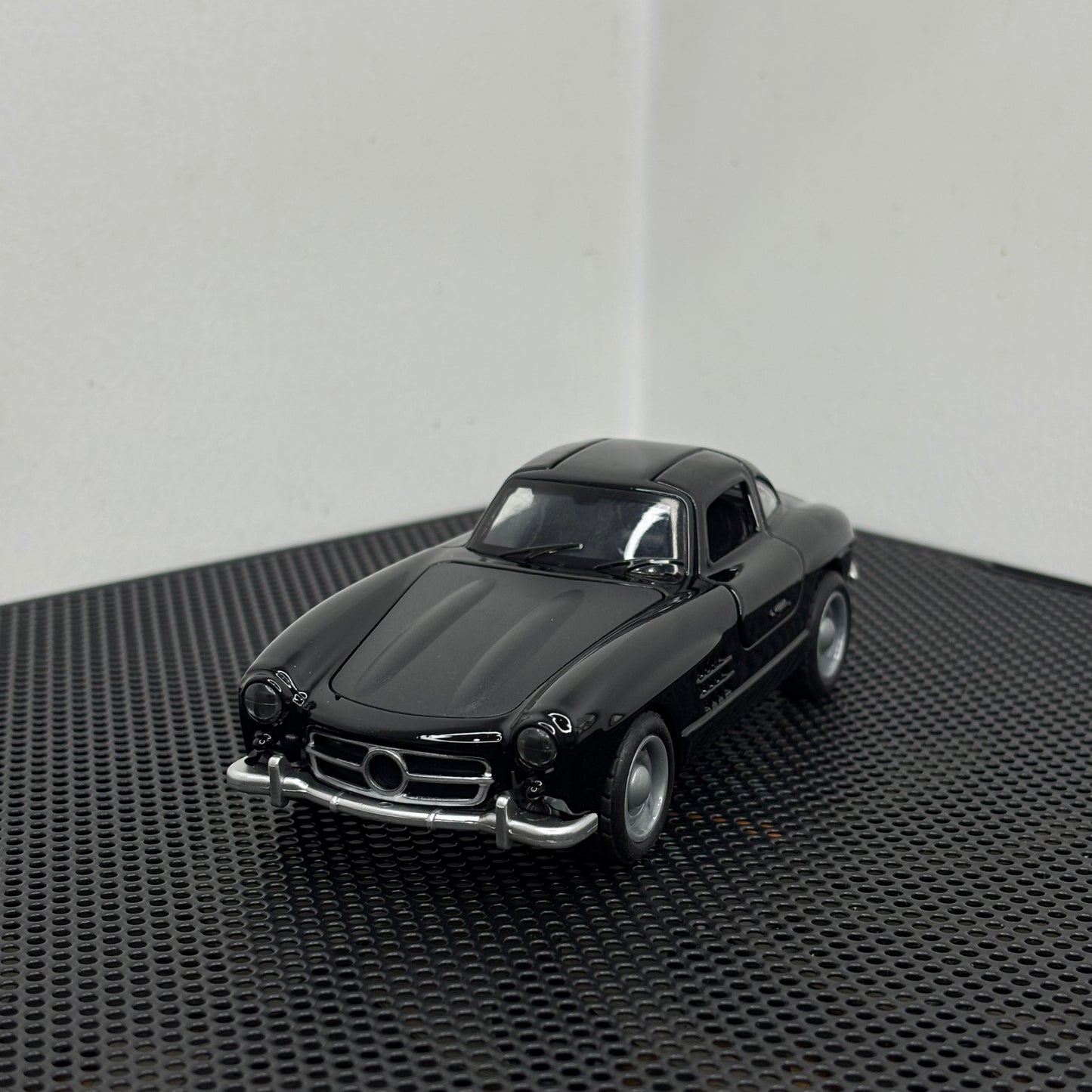 Mercedes 300SL Black Die Cast Metal Car 1:36