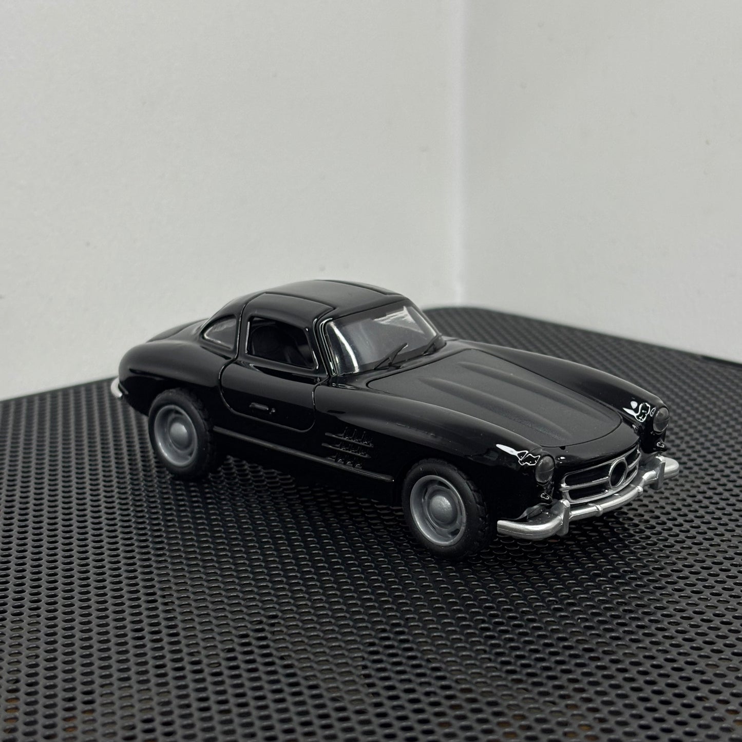 Mercedes 300SL Black Die Cast Metal Car 1:36
