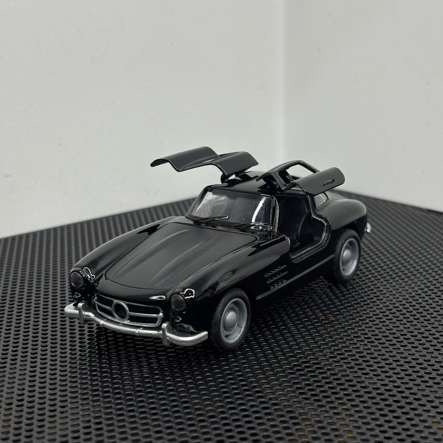 Mercedes 300SL Black Die Cast Metal Car 1:36