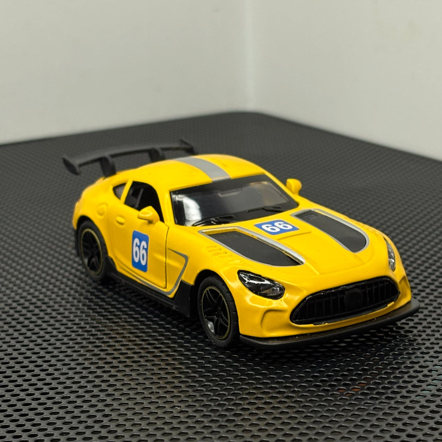 AMG Yellow Die Cast Metal Body 1:43