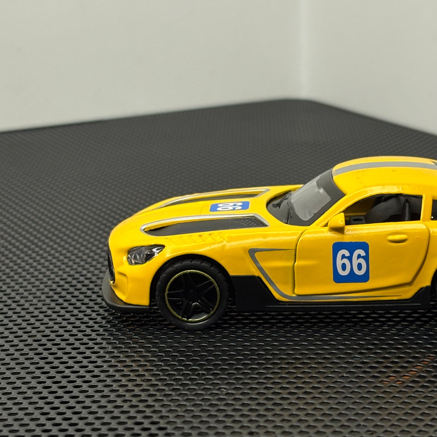 AMG Yellow Die Cast Metal Body 1:43