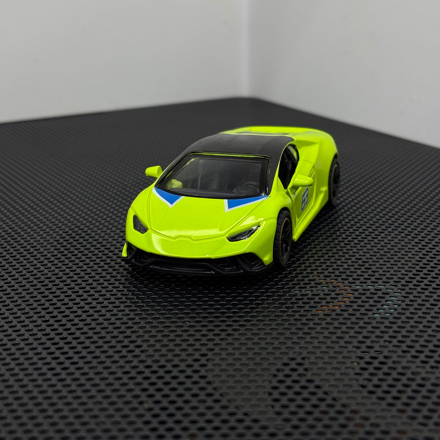 Lamborghini Diecast Car 1:43 – Black & Green | Premium diecast metal body | Doors Openable
