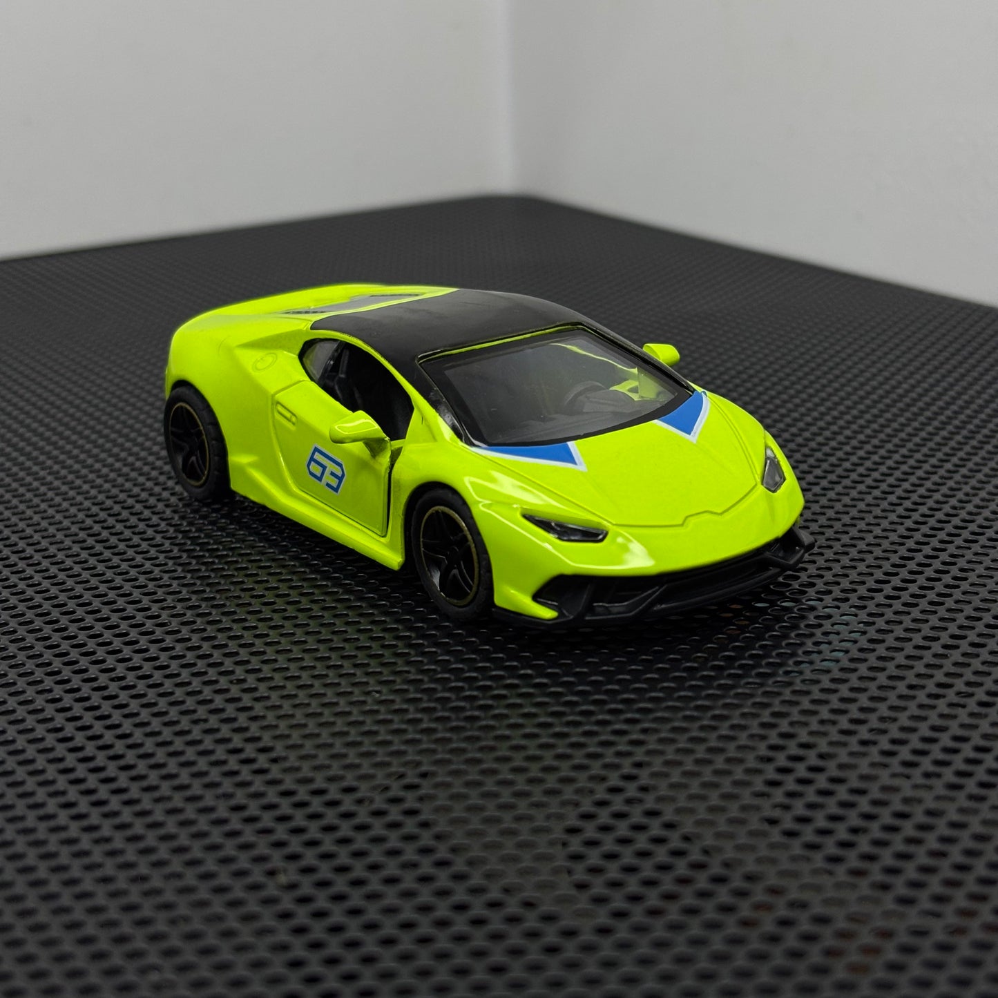 Lamborghini Diecast Car 1:43 – Black & Green | Premium diecast metal body | Doors Openable