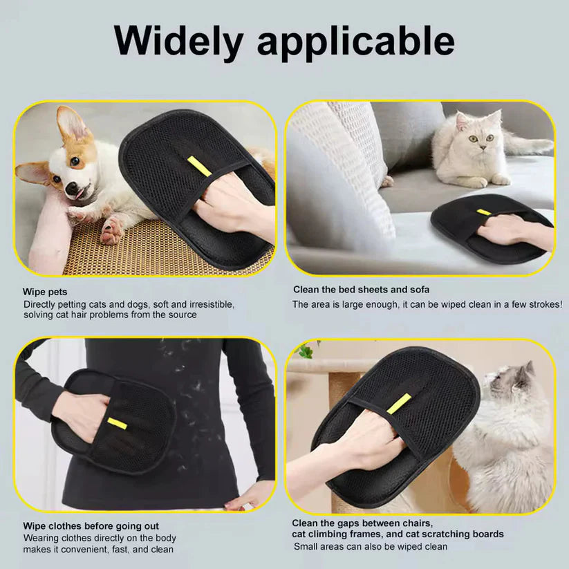 Pet Hair Removal Glove – Portable & Easy Cleaning for Furniture, Car & Clothes