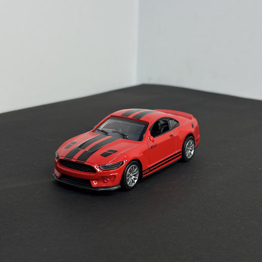 Mustang GT Red Die Cast Metal Body