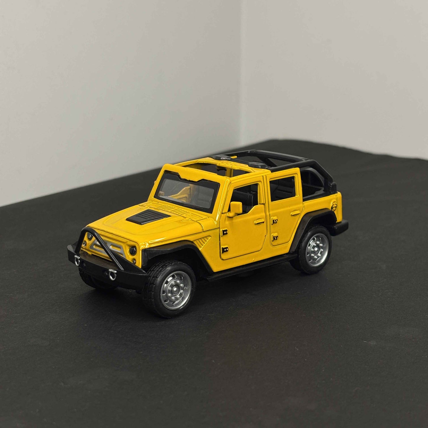 Jeep Yellow Metal Body Die Cast