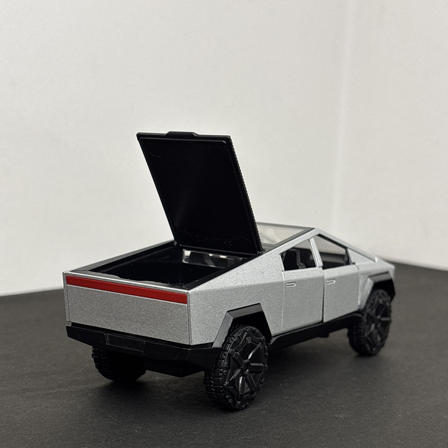 Cyber Truck Silver Diecast Metal Body 1:36