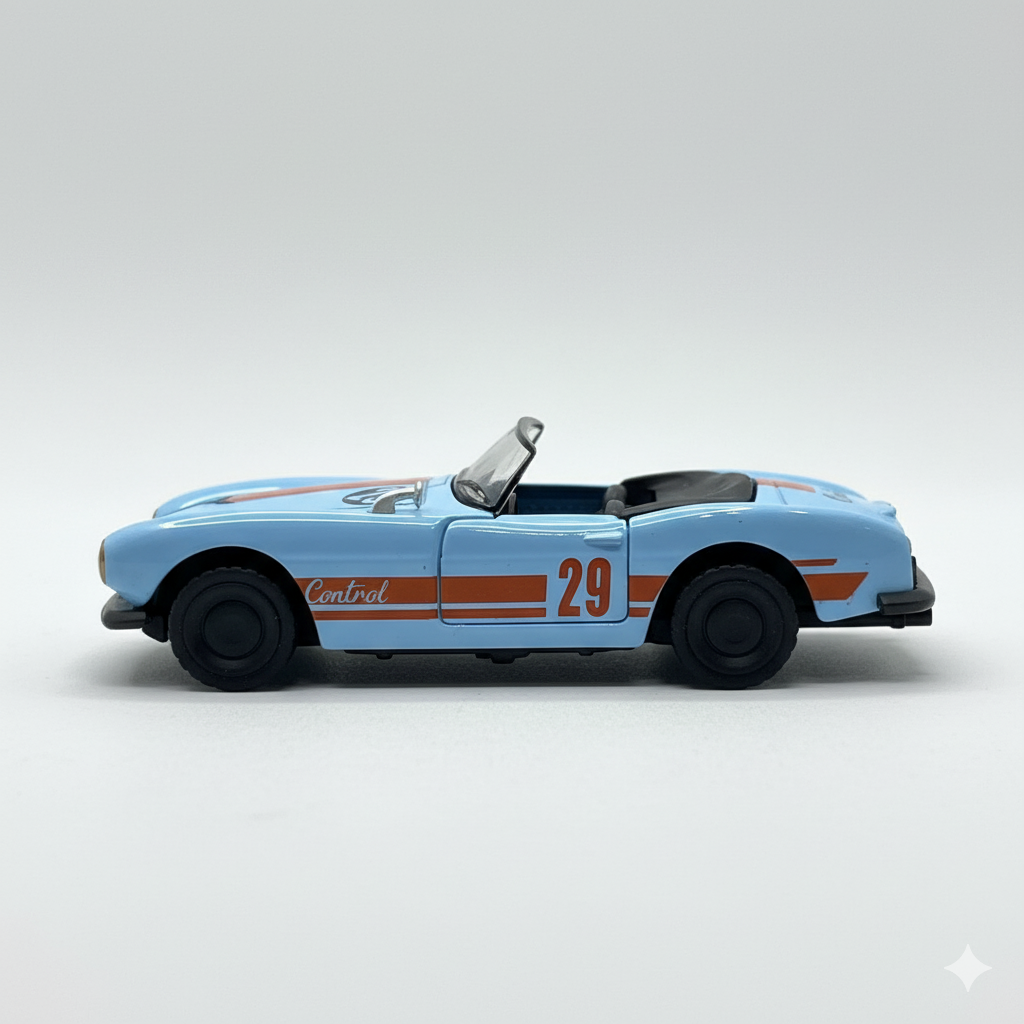 BMW 507 Classic Sports Car Diecast Model 1:43 Scale – Vintage Metal Body Collectible Miniature