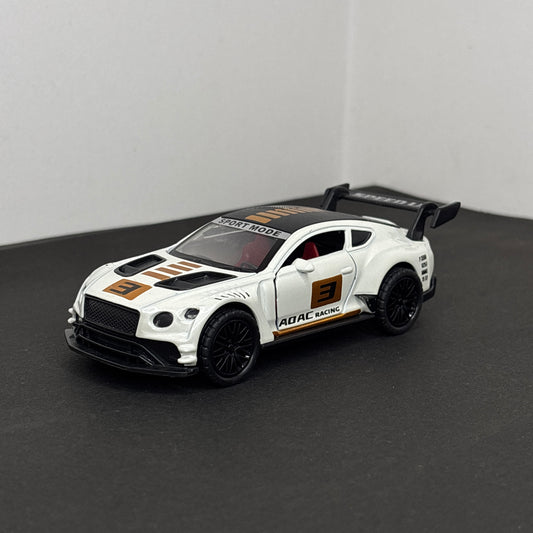 Bentley Continental GT3 White & Gold 1:36 (Light & Sound Available)