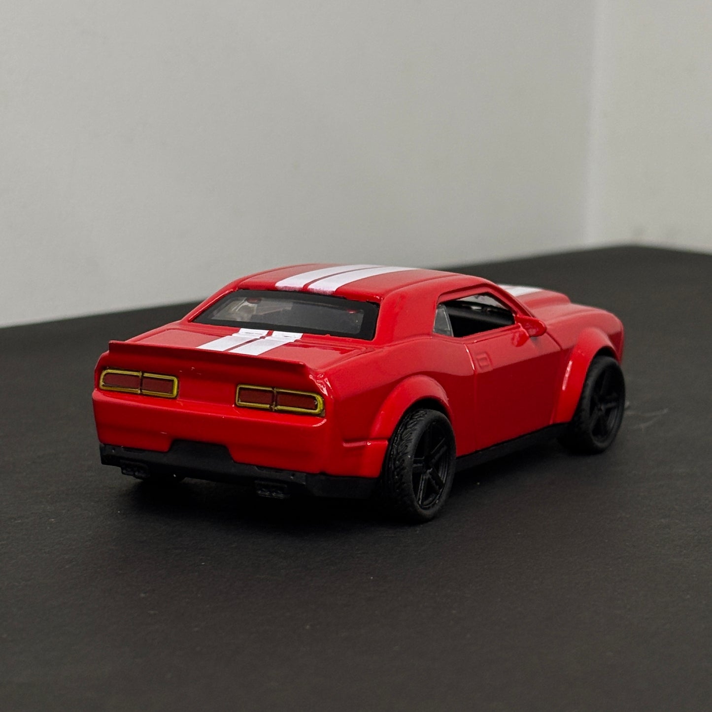 Dodge Challenger Red Die Cast Metal Body