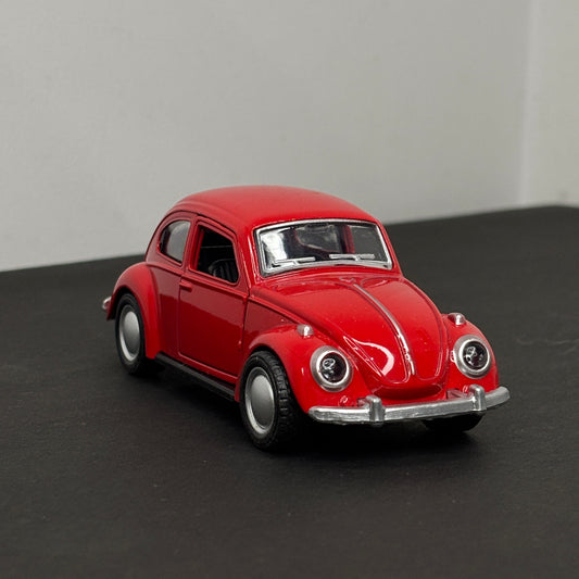 Volkswagen beetle Red Die Cast Metal Body