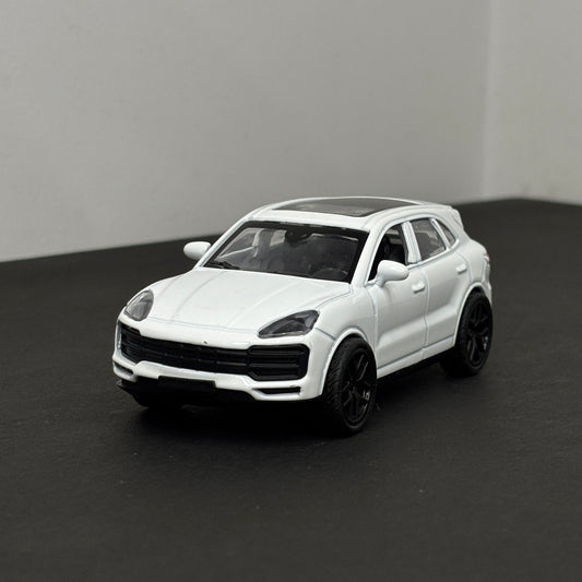 Porsche Cayenne White Die Cast Metal Body 1:43