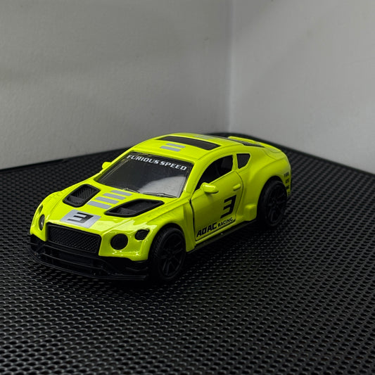 Bentley Green Graphic Die Cast Metal Body 1:43