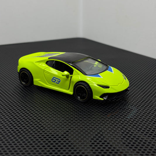 Lamborghini Diecast Car 1:43 – Black & Green | Premium diecast metal body | Doors Openable