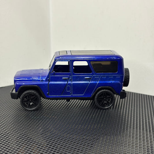 Metal Die Cast Jeep Blue Pull Back Car for Kids & Collectors 1:36